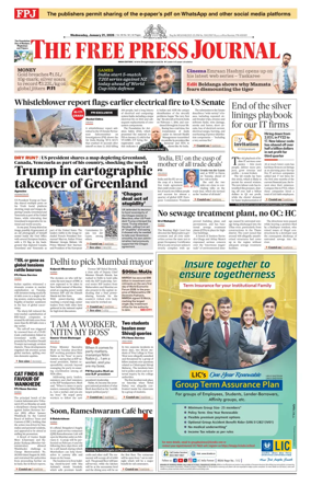 Cover of The Free Press Journal