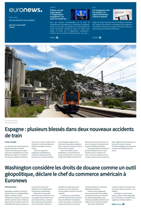 Cover of EuroNews (French Edition)