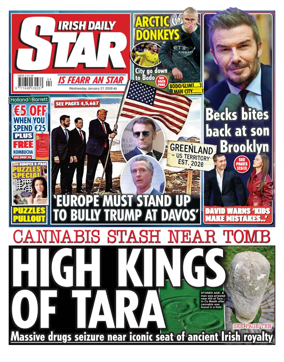 Cover of Irish Daily Star