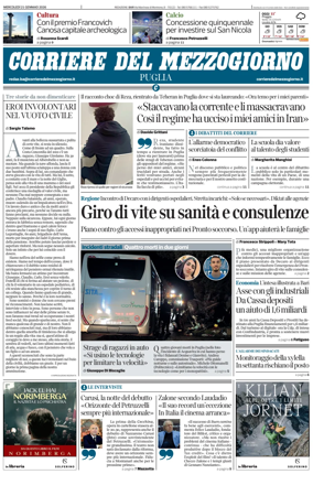 Cover of Corriere del Mezzogiorno (Puglia)