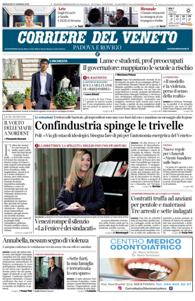 Cover of Corriere del Veneto (Padova e Rovigo)