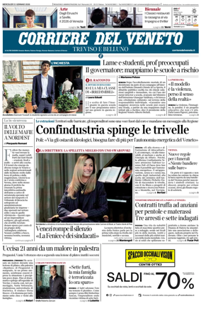 Cover of Corriere del Veneto (Treviso e Belluno)