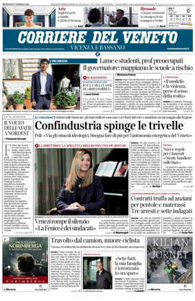 Cover of Corriere del Veneto (Vicenza e Bassano)