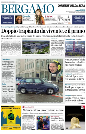 Cover of Corriere della Sera (Bergamo)