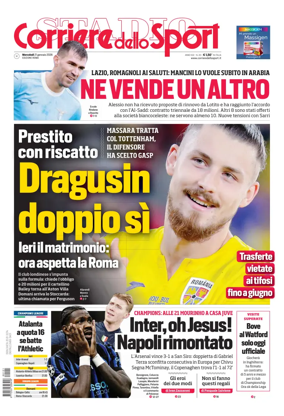 Cover of Corriere dello Sport (Lazio)
