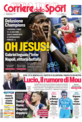 Cover of Corriere dello Sport