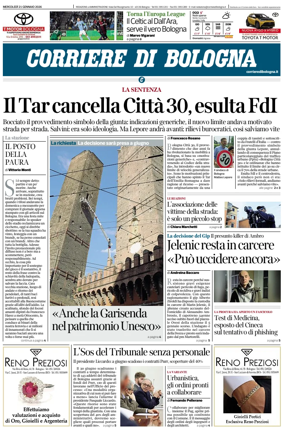 Cover of Corriere di Bologna
