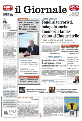 Cover of Il Giornale (Italy)