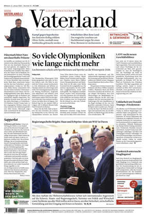 Cover of Liechtensteiner Vaterland