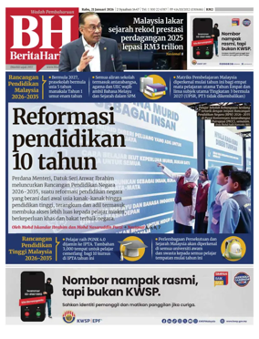 Cover of Berita Harian