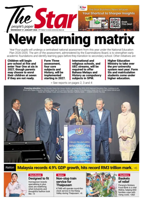 Cover of The Star Malaysia