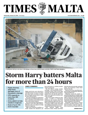 Cover of Times of Malta