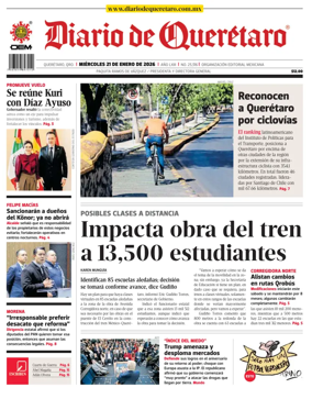 Cover of Diario de Queretaro