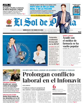 Cover of El Sol de Puebla