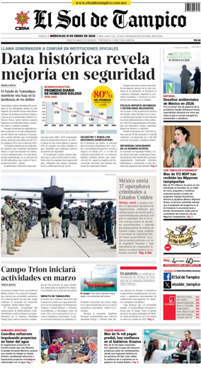 Cover of El Sol de Tampico