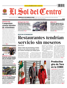 Cover of El Sol del Centro