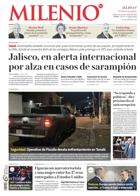 Cover of Milenio Jalisco