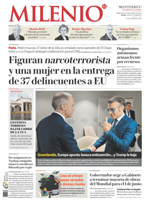 Cover of Milenio Monterrey
