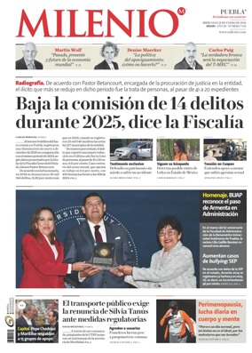 Cover of Milenio Puebla