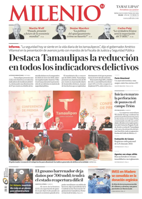 Cover of Milenio Tamaulipas