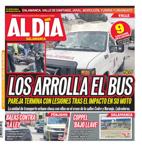 Cover of Periodico Al Dia (Salamanca)
