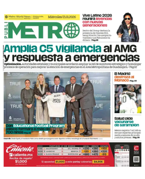 Cover of Publimetro Guadalajara