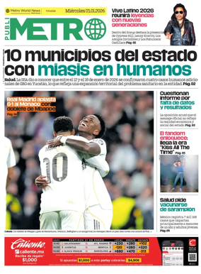 Cover of Publimetro Merida