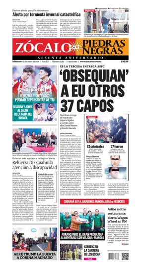 Cover of Zocalo Piedras Negras