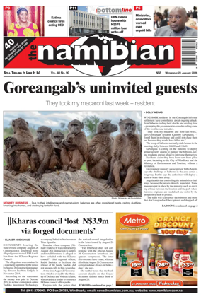 Cover of The Namibian