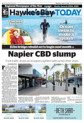Cover of Hawke's Bay Today