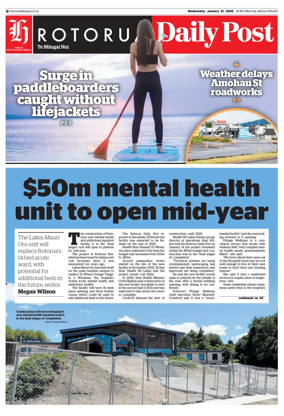 Cover of Rotorua Daily Post