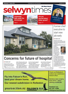 Cover of Selwyn Times