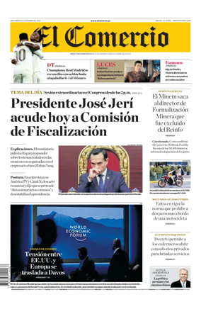 Cover of Diario El Comercio