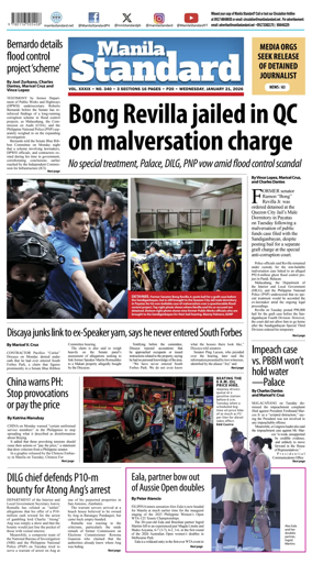 Cover of Manila Standard