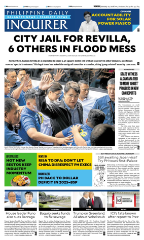 Cover of Philippine Daily Inquirer