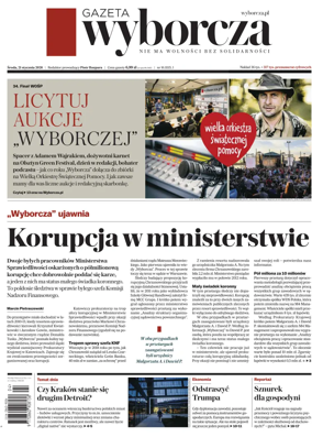 Cover of Gazeta Wyborcza