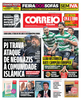 Cover of Correio da Manha