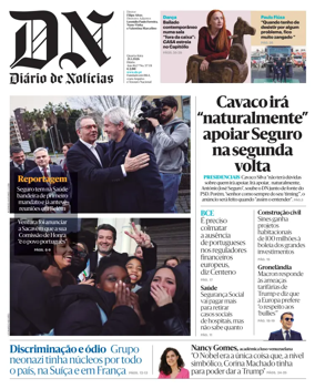 Cover of Diario de Noticias