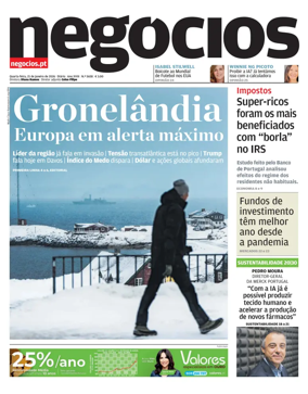 Cover of Jornal de Negocios
