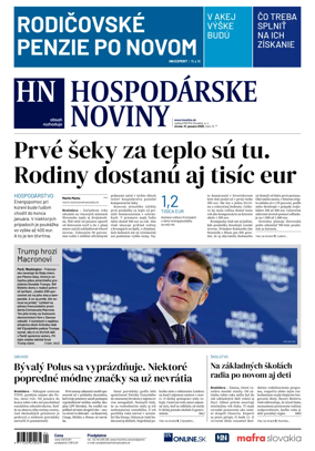 Cover of Hospodarske noviny