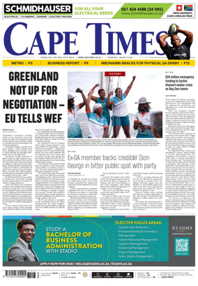 Cover of Cape Times