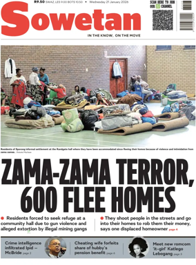 Cover of Sowetan