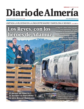 Cover of Diario de Almeria