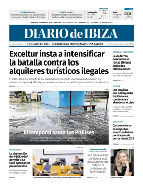 Cover of Diario de Ibiza