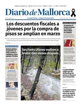 Cover of Diario de Mallorca