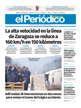 Cover of El Periodico Aragon
