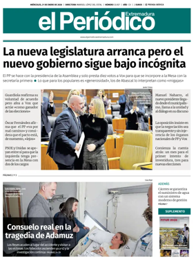 Cover of El Periodico Extremadura