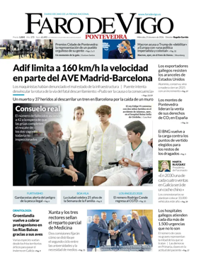 Cover of Faro de Vigo (Pontevedra)