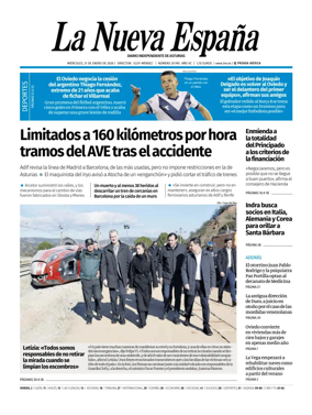 Cover of La Nueva Espana (Oviedo)