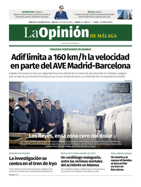 Cover of La Opinion de Malaga